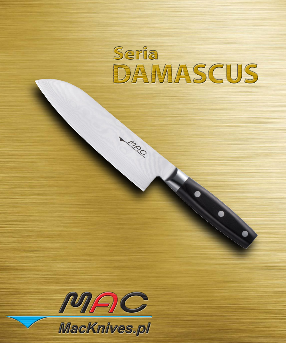 Santoku Knife – noż Santoku. Ostrze 180 mm Wszechstronny nóż Santoku do krojenia, cięcia, szatkowania, siekania, kostkowania, itp. Nóż z przeznaczeniem do mięsa, ryb i warzyw.