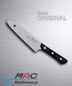 Uniwersalny nóż szefa kuchni idealny do cięcia, krojenia większości produktów spożywczych. Ostrze 170 mm.