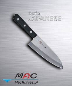 Japanese Deba Cleaver Knife – japoński tasak Deba. Ciężki tasak do cięcia ryb i kości. Ostrze 185 mm.