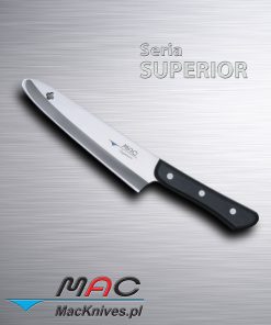Uniwersalny nóż kuchenny idealny do cięcia, krojenia większości produktów spożywczych. Ostrze 185 mm
